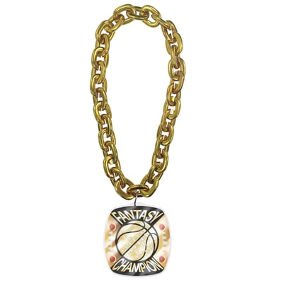 Fantasy Basketball Championship Ring Chain