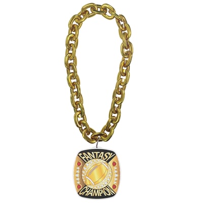 Fantasy Football Championship Ring Chain