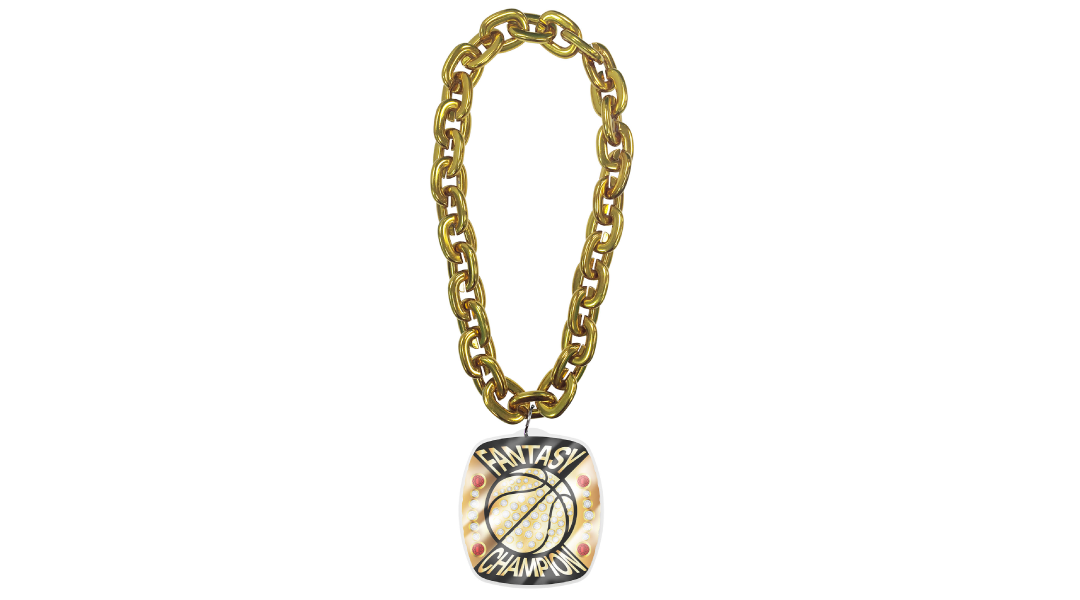 Fantasy Basketball Championship Ring Chain